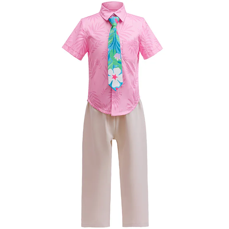 Cartoon Crazy Zoo Boys Mr. Fox Nick Cosplay Costumes Shirt+Pants 2Pcs Sets For Children Christmas Clothing Kids Carnival Outfits