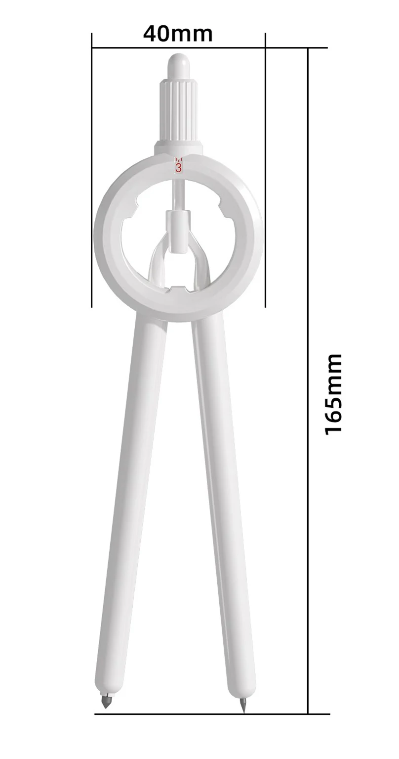 Pantalla de radio NBX Compass Pencil Boussole, lápiz mecánico, dibujo de matemáticas, herramientas geométricas, útiles escolares, compás de dibujo