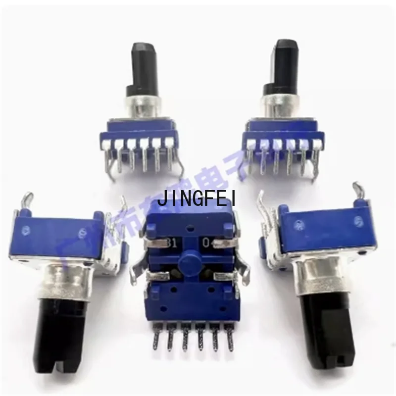 1 PCS Brand new stock RK12 potentiometer B100K vertical single row 6-pin handle with a length of 14mm