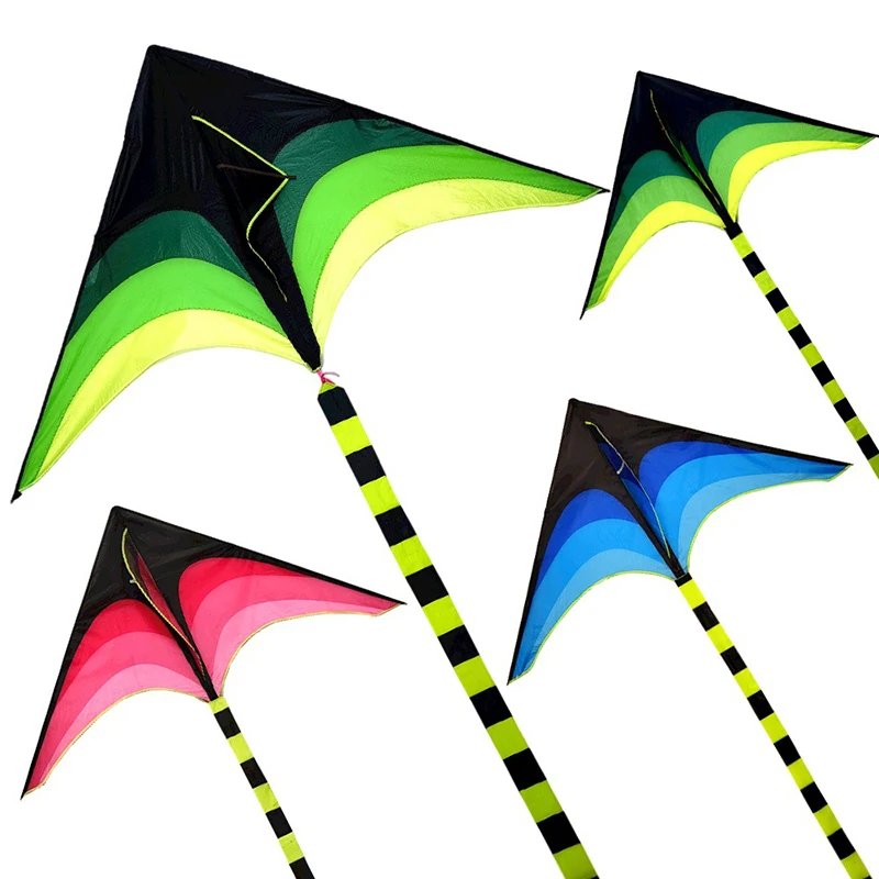 Cometa Prairie Kite 1,2 m fácil de volar, cometa triangular para niños y adultos, brisa fácil de instalar