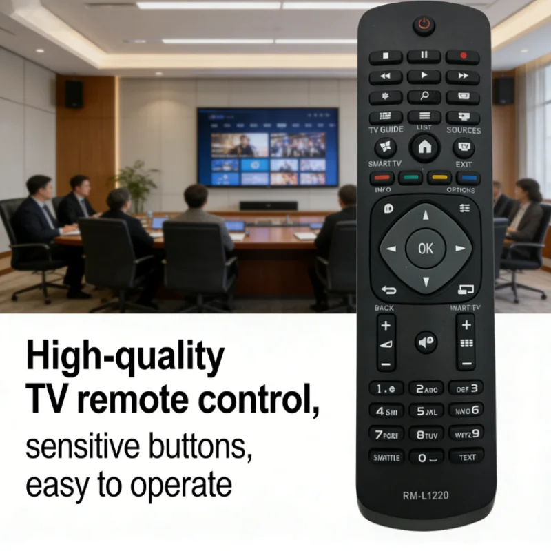 

RM-L1220 Replacement Remote Control for Philips TV, Compatible with 398GR8BD1NEPHH 47PFH4109/88 40PFH4009