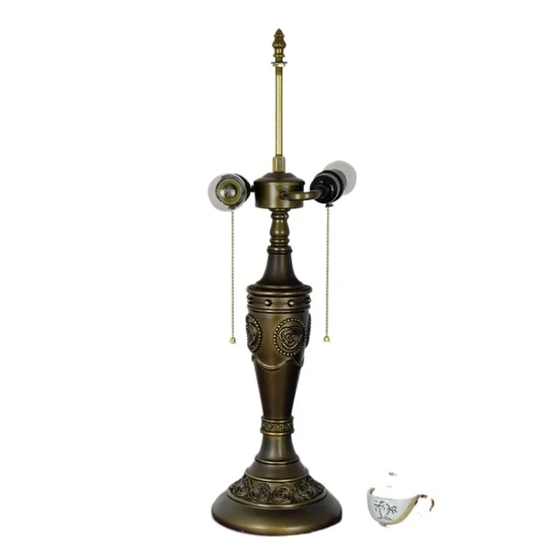 

16 inch desk lamp resin base, rose desk lamp base