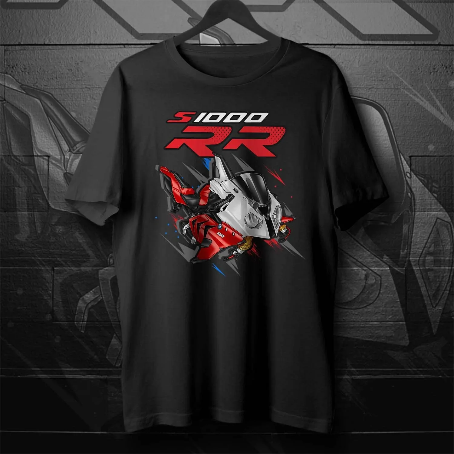 Classic German Motorcycle S 1000 RR Shark Inspired T-Shirt 100% Cotton O-Neck Short Sleeve Summer Casual Mens T-shirt Size S-3XL