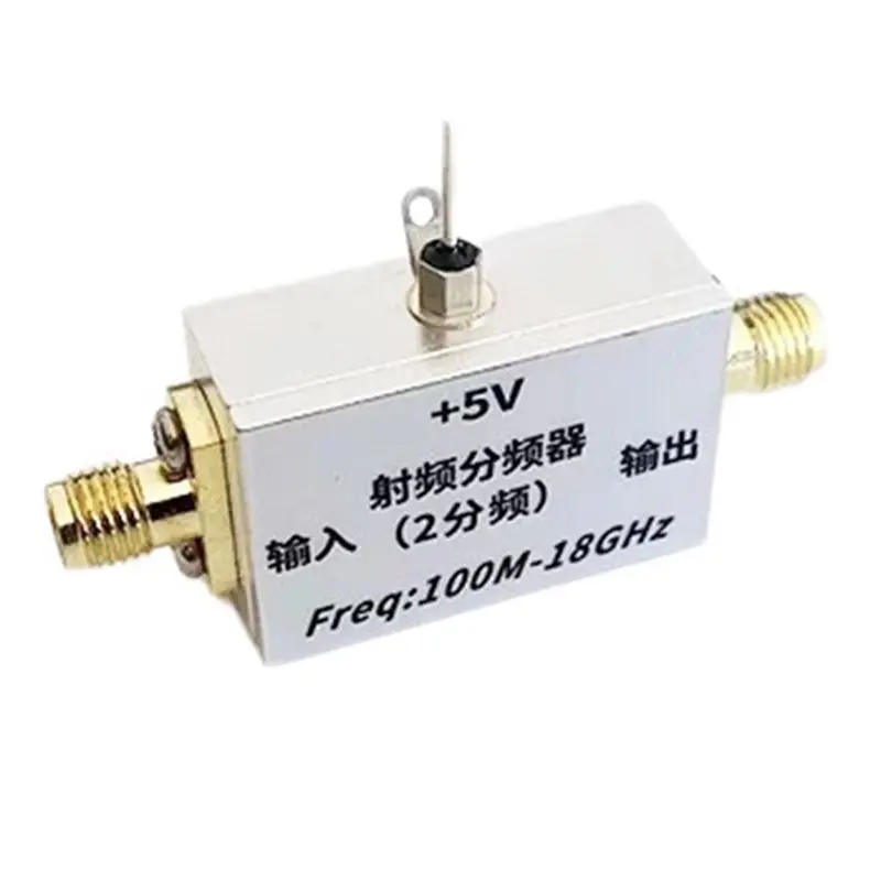 B04C-100Mhz-18Ghz RF Prescaler Divider High Frequency Signal To Low Conversion Radio Amplifier Pre 2 Divide