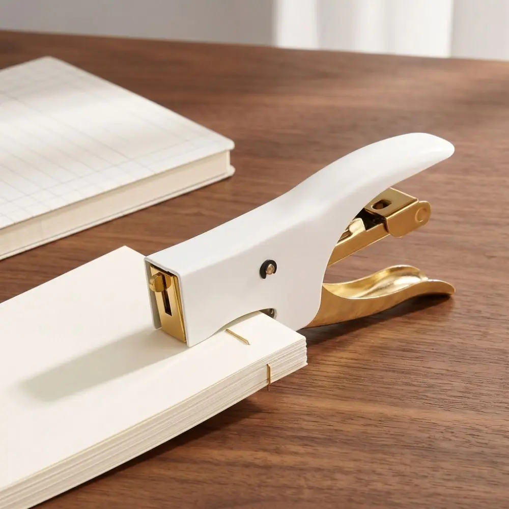 Portable Metal Multi-Functional Stapler Handheld Paper Binding Paper Nail Machine Cards Binding No Nails Stapler Home