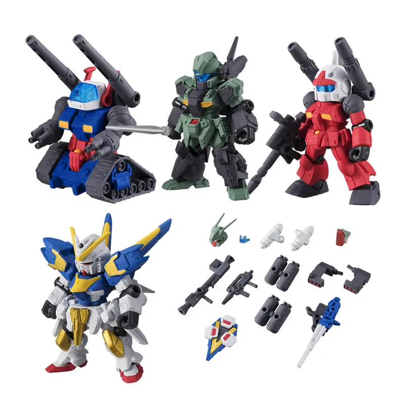 Bandai Gashapon Mse 06 Mobile Suit Ensemble Jegan Gundam Assembly Model Desktop Ornament Collection For Anime Hobby Enthusiasts - view 2