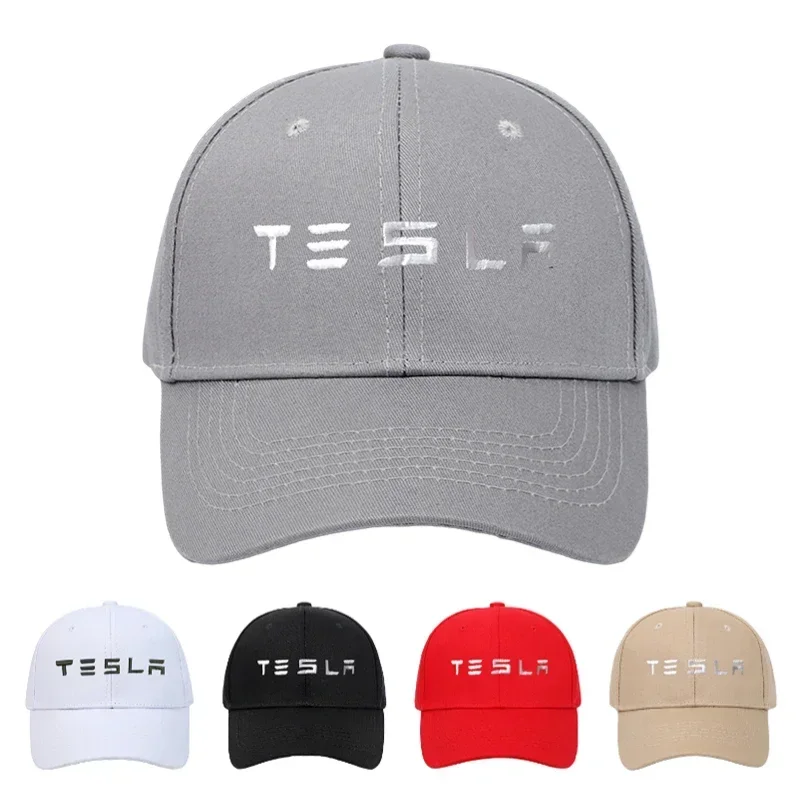 للجنسين أربعة مواسم قابل للتعديل لقبعات البيسبول تسلا Snapback التطريز قبعة الرجال النساء عارضة الرياضة في الهواء الطلق الجري