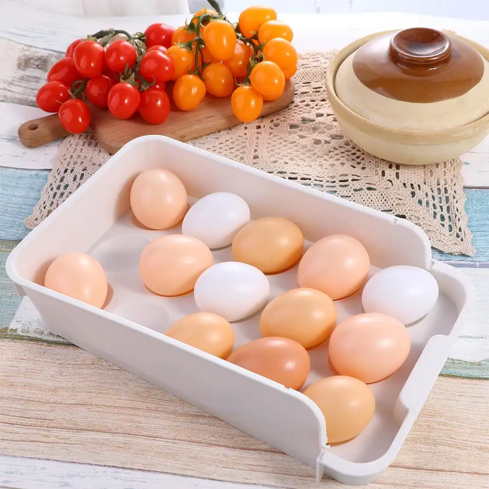 

Storage Case Fresh-Keeping Egg Holder Home Kitchen Supplies Fresh-Keeping Box Storage Container 15 Grid Egg Box Egg Tray