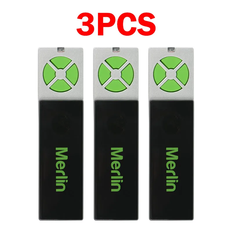 

3 шт. Merlin E950M E960M E128M E138M E840M E940M E943M E945M + пульт дистанционного управления для гаражных ворот 2,0 433,30 433,92 434,54 МГц