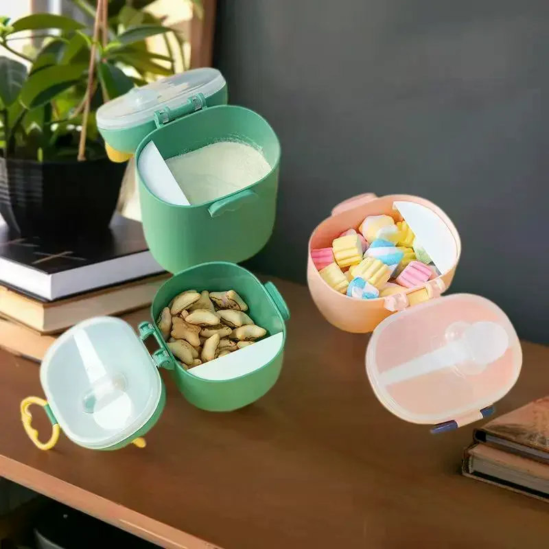 Baby Milk Powder Box Portable Go Out Large Capacity Snack Sub-Packaging Storage Jar Food Containers