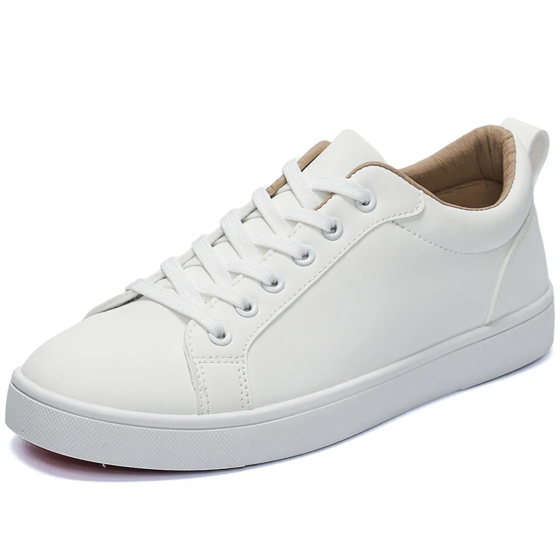 

Мужские вулканизированные кеды, повседневные низкие кроссовки на плоской подошве, белые туфли, Zapatillas Hombre, Chaussure Homme, прямая поставка, кожаные, черные