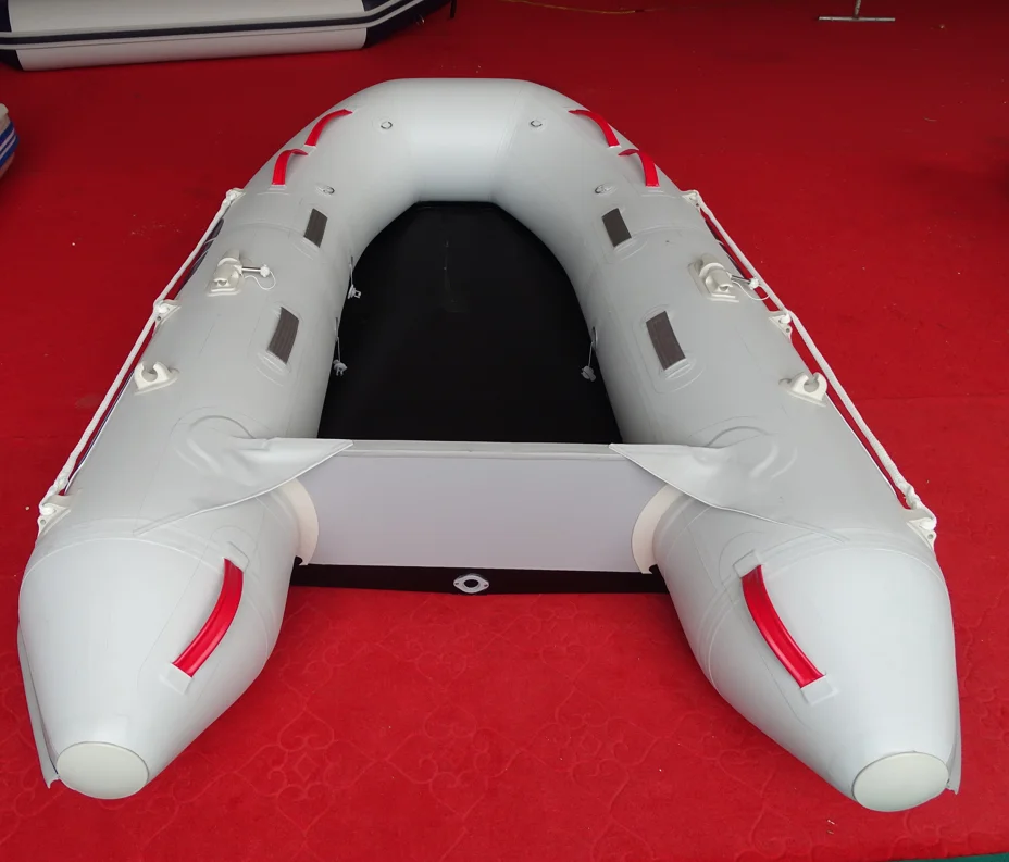 Fabrieksgroothandel opblaasbare luchtdek PVC rubberboot voor vissen met aangepast formaat kleur meerrivieren