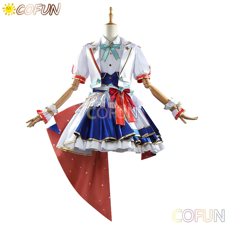 COFUN [Customized] Hololive VTuber Akai Haato Stage Costume Cosplay Costume Halloween Outfits Women Suit