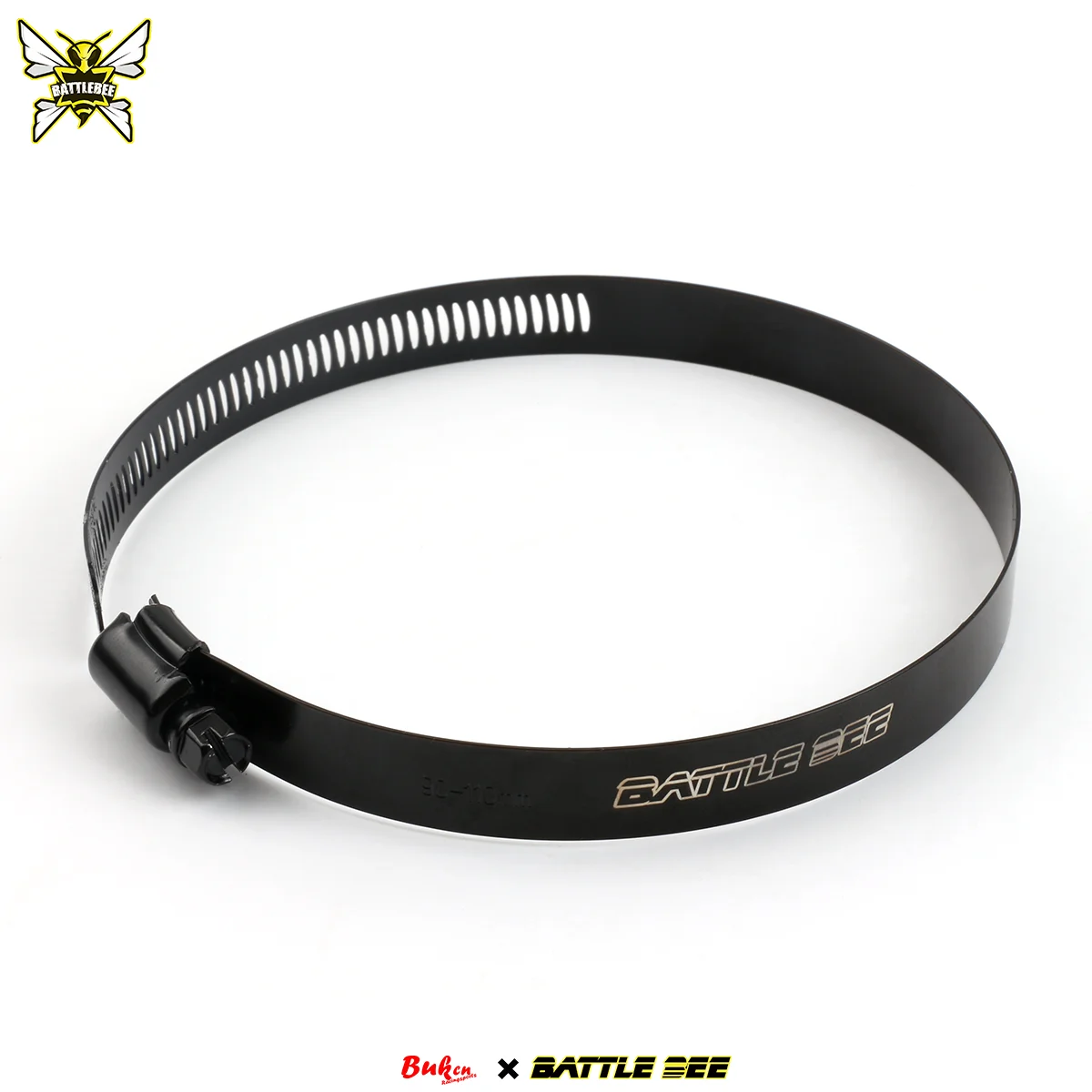 Klem Selang T-Bolt Dapat Disesuaikan 32mm Hingga 110mm Baja Tahan Karat Hitam Klip Klem Selang Klip Selang Klem Tetap