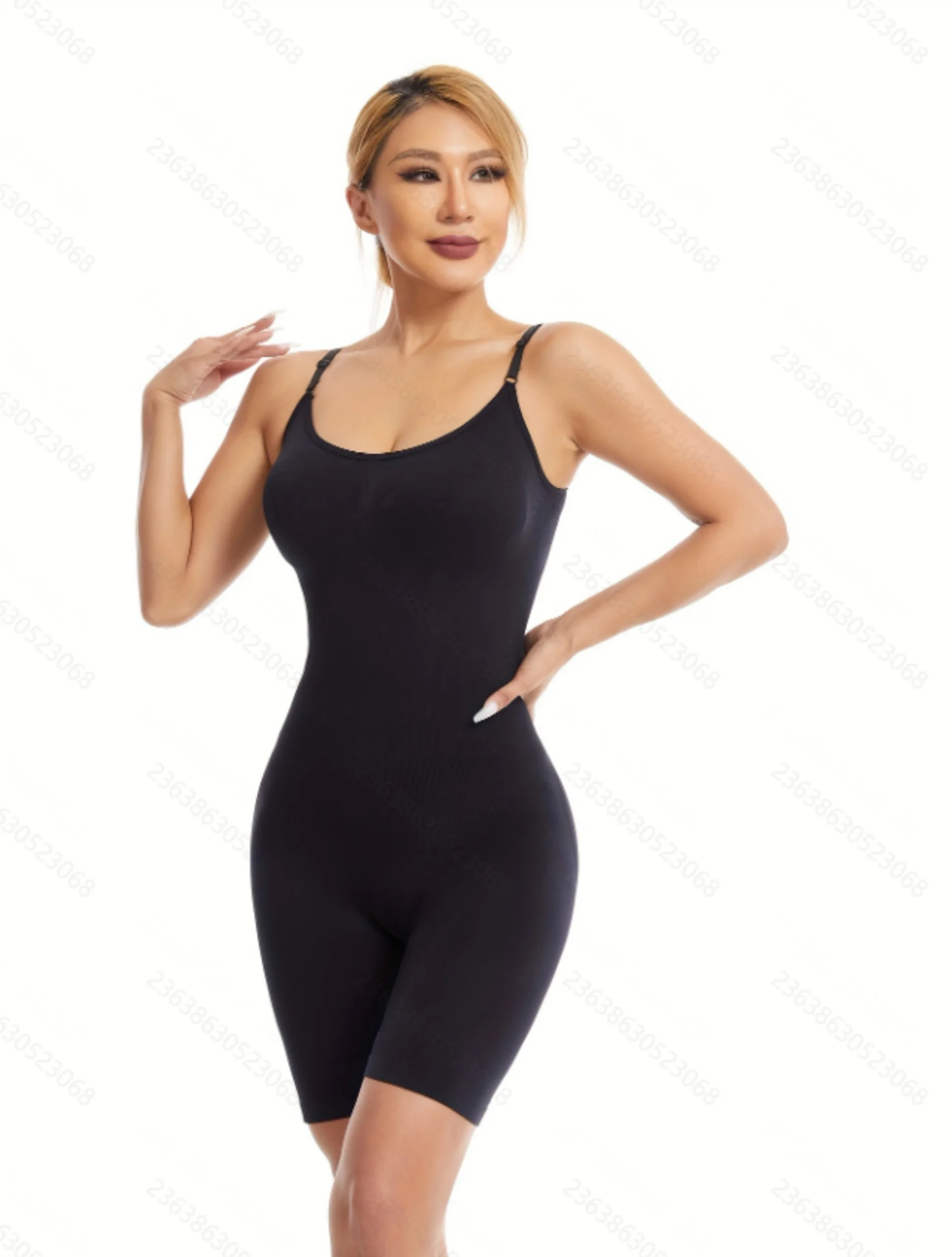 เหมาะสําหรับผู้หญิงจั๊มสูทปรับรูปร่างทุกวันชุดจั๊มสูทน้ําหนักเบาและยกกระชับเสื้อผ้า