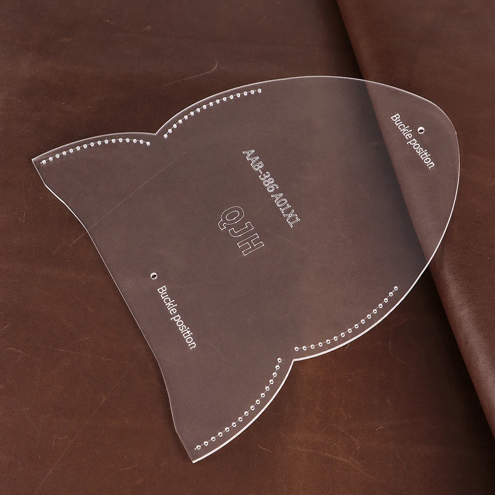 Leather Glasses Bag Making Template, DIY Sunglass Bag Pattern
