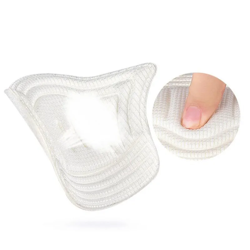 10pcs Insoles Patch Heel Pad for Sport Shoes Adjustable Size Antiwear Feet Pad Cushion Insert Insole Heel Protector Back Sticker