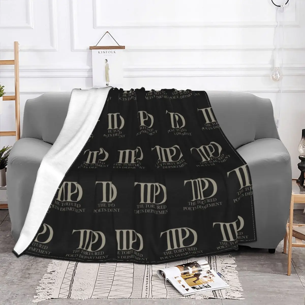 The Tortured Poets Department Music Fleece Throw Blanket TTPD Blanket for Bed Office Super Soft Plush Thin Quilt