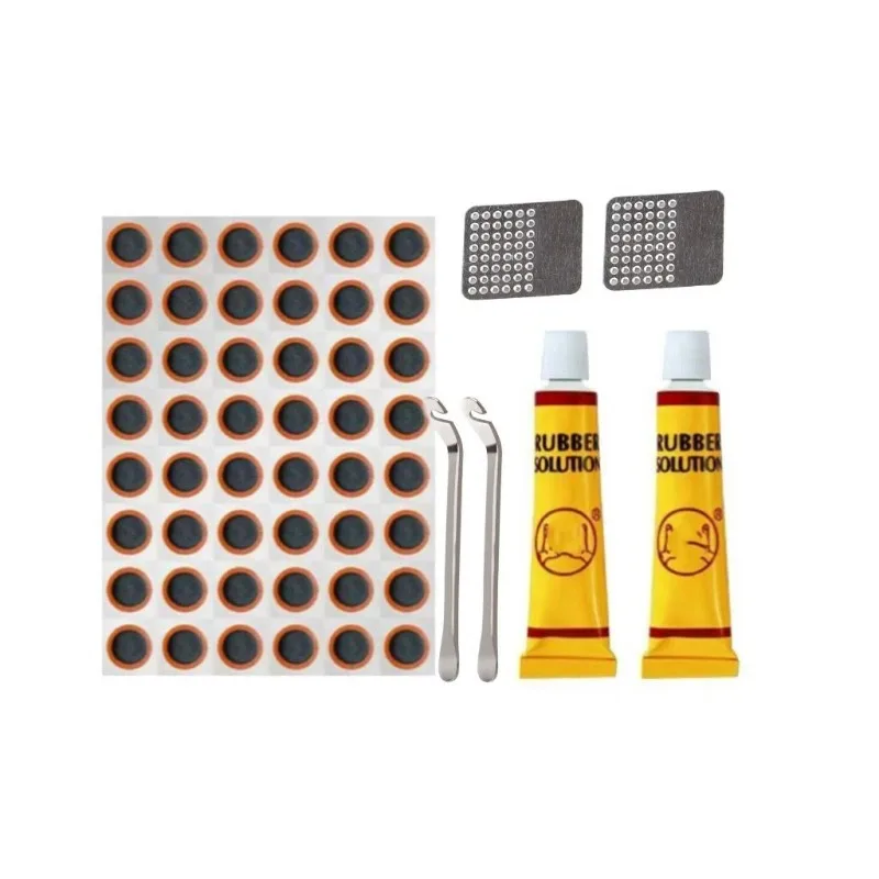 Fahrradreifen-Reparaturset, Patches, Reifen-Flim-Schleiffolie, Brecheisen, multifunktionale Werkzeuge für Radfahren, Reifen-Patch-Reparatur-Set