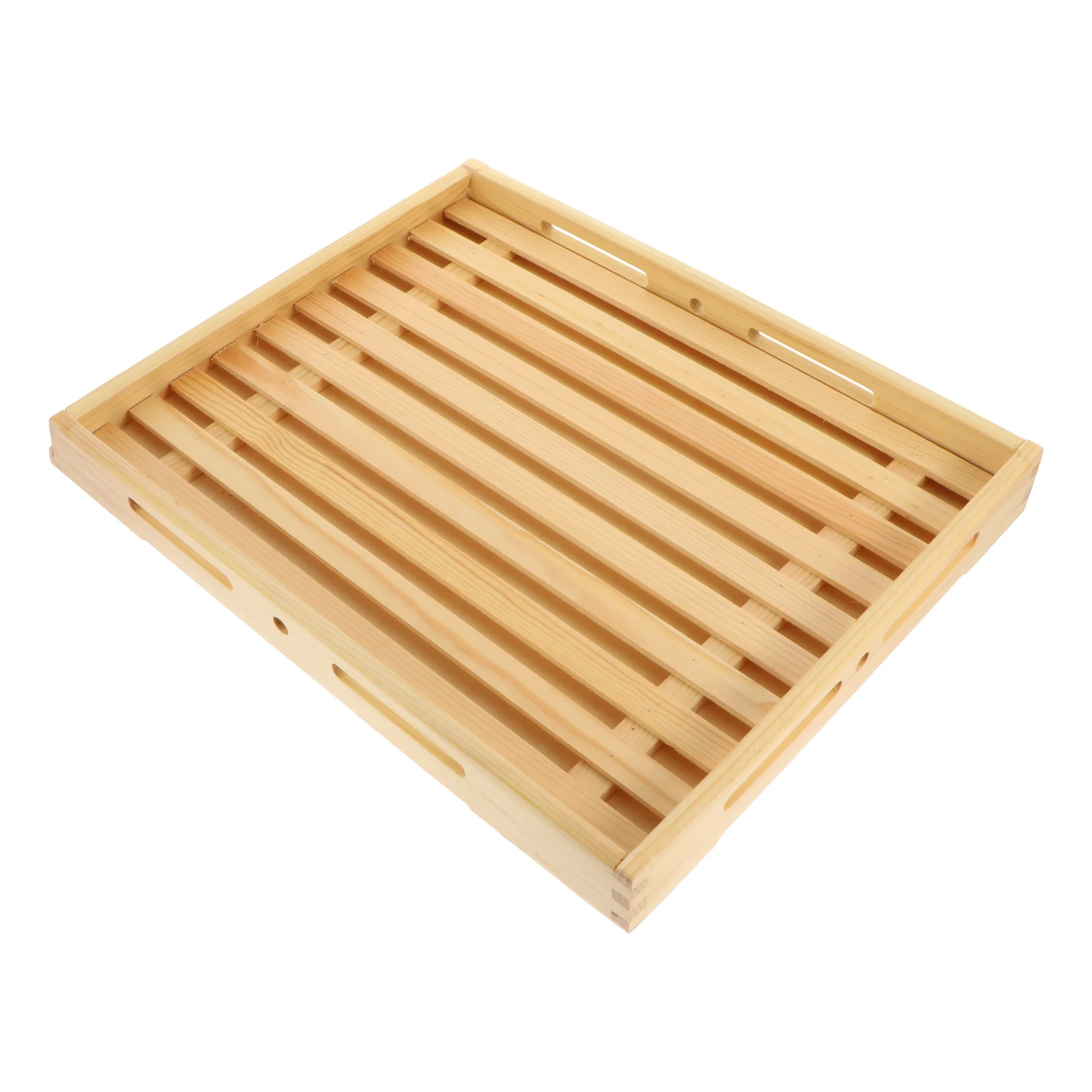 

Wooden Bread Food Server Snack Board Portable Platter Tableware Tray Tableware Storage Container