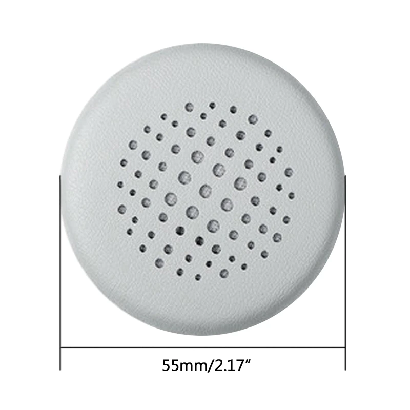 1ペア革耳パッドクッションカバーイヤーパッドの交換jabra進化20 20se 30 30II 40 65 65 + 75 75 + uc msヘッドセット