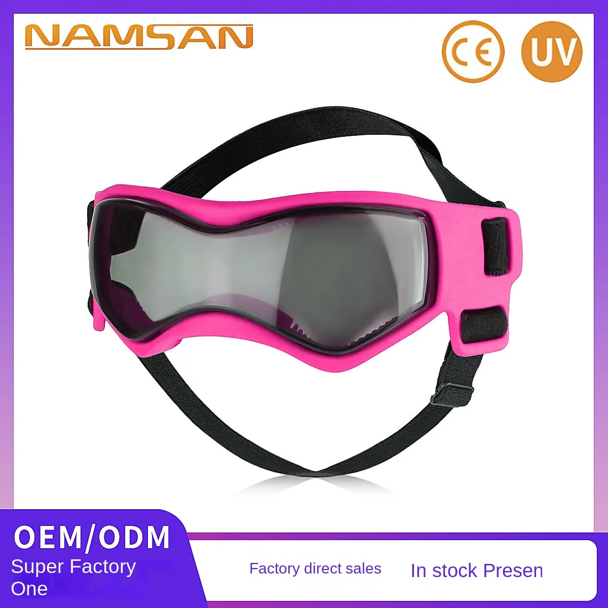 

Dog Sunglasses Soft Adjustable UV Protection Pet Goggles Easy Wear Puppy Glasses For Small Medium Breed Outdoor Riding Driving