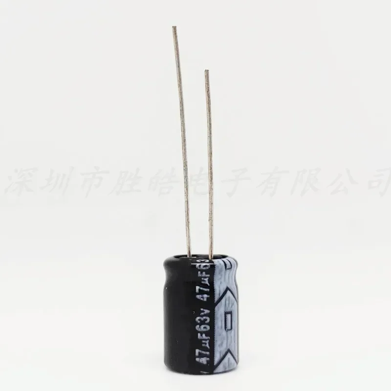 (50PCS)   63V47UF   Volume：6X12mm  Aluminum Electrolytic Capacitor   High Quality