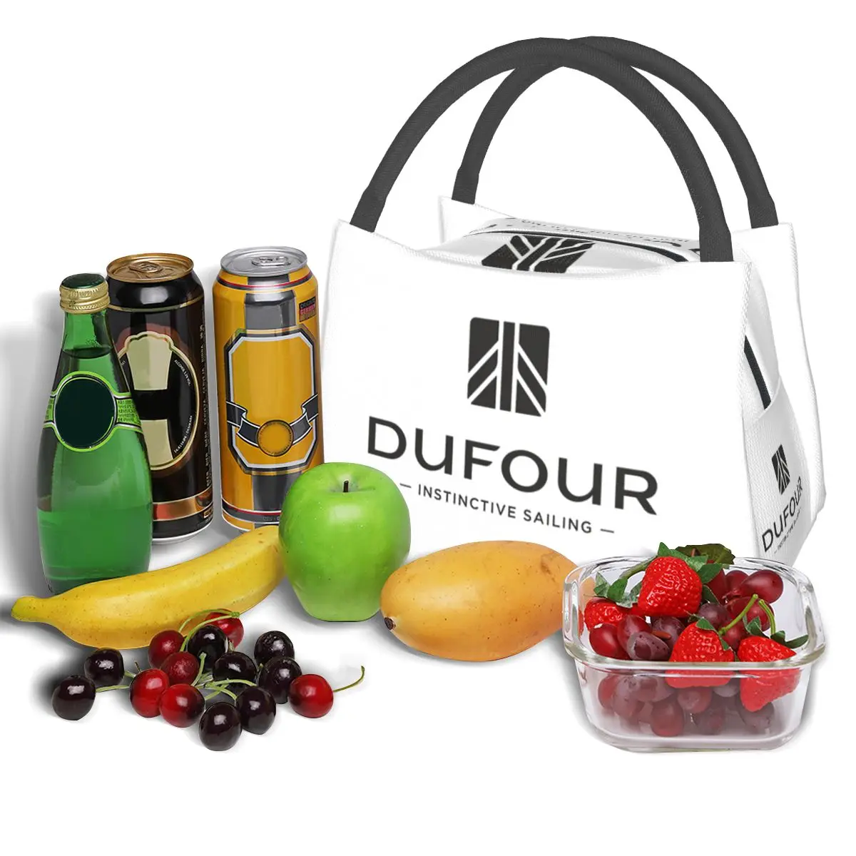 Dufour Yacht Lunch Bags Insulated Bento Box Resuable Lunch Tote Picnic Bags Cooler Thermal Bag for Woman Children Work