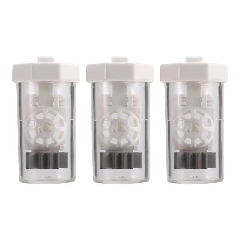 3 Pieces Portable Hydrogen Peroxide Contact Lens Case Cleaner, Eye Scleral Contact Lens Stiff Clip Washer Machine-AT36