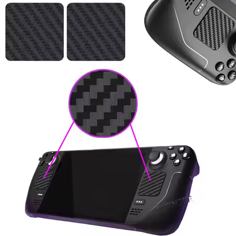 2pcs Touchpad Stickers for Steam Deck Protective Skin Wear-Resistant Anti-Scratch Dustproof Non-Slip for Steam Deck Accessories