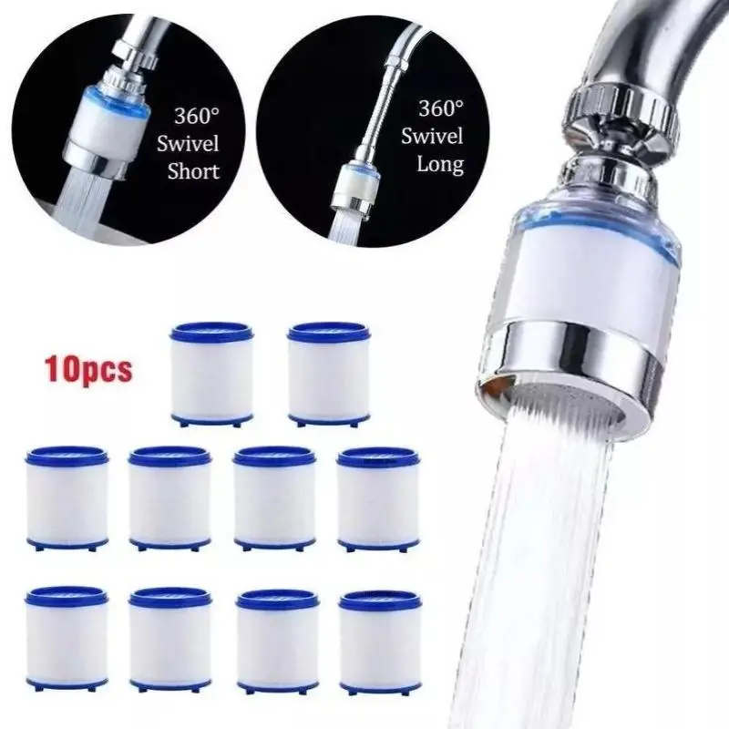 Universal Faucet Water Filter With 360 Degree Rotation And Effective Impurity Filtration Perfect For Kitchen Bathroom Daily Use