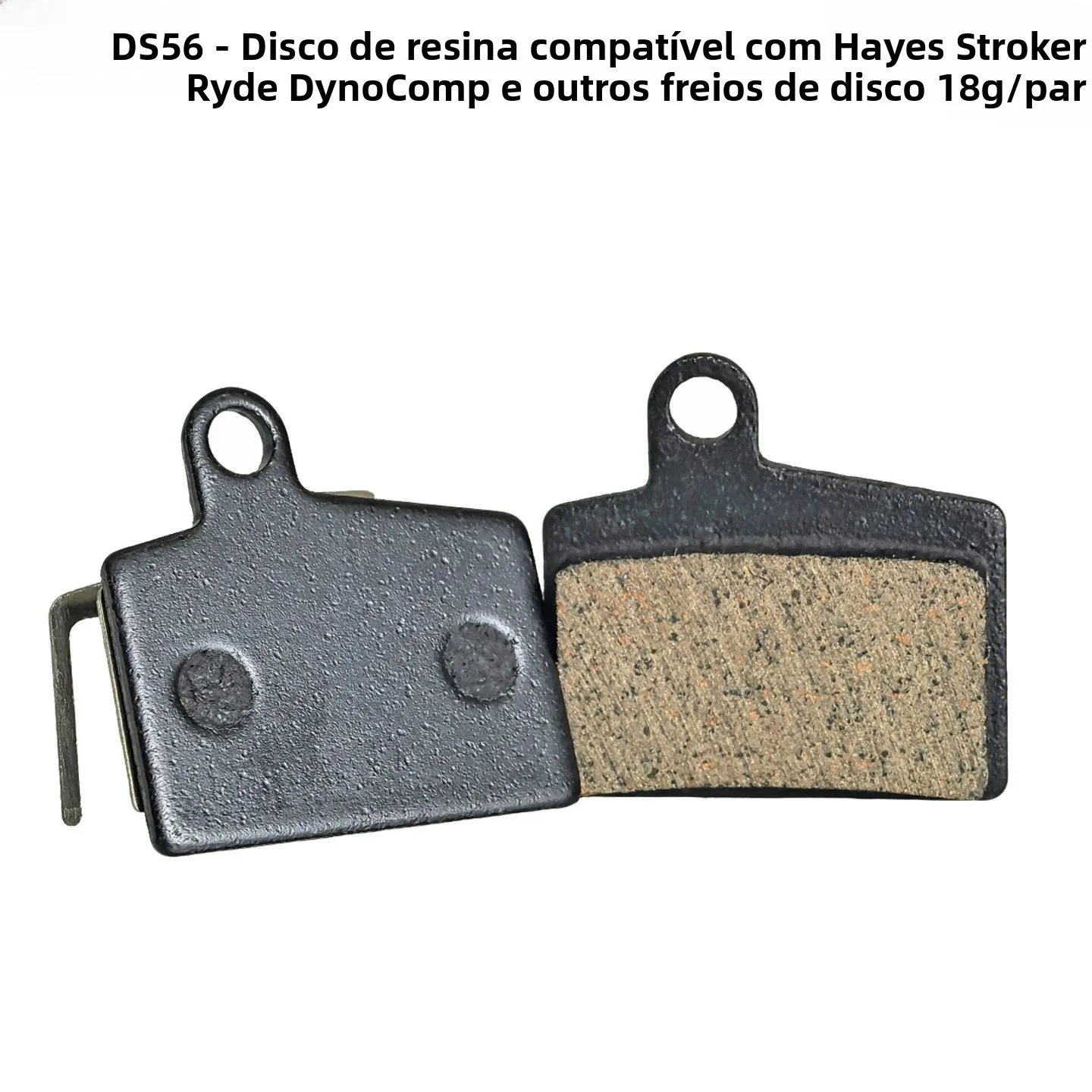Pastilhas de Freio de Resina Hayes Stroker Ryde Dyno Comp para Bicicleta de Montanha, Leves, 18g, Sistema de Freio em Liga de...