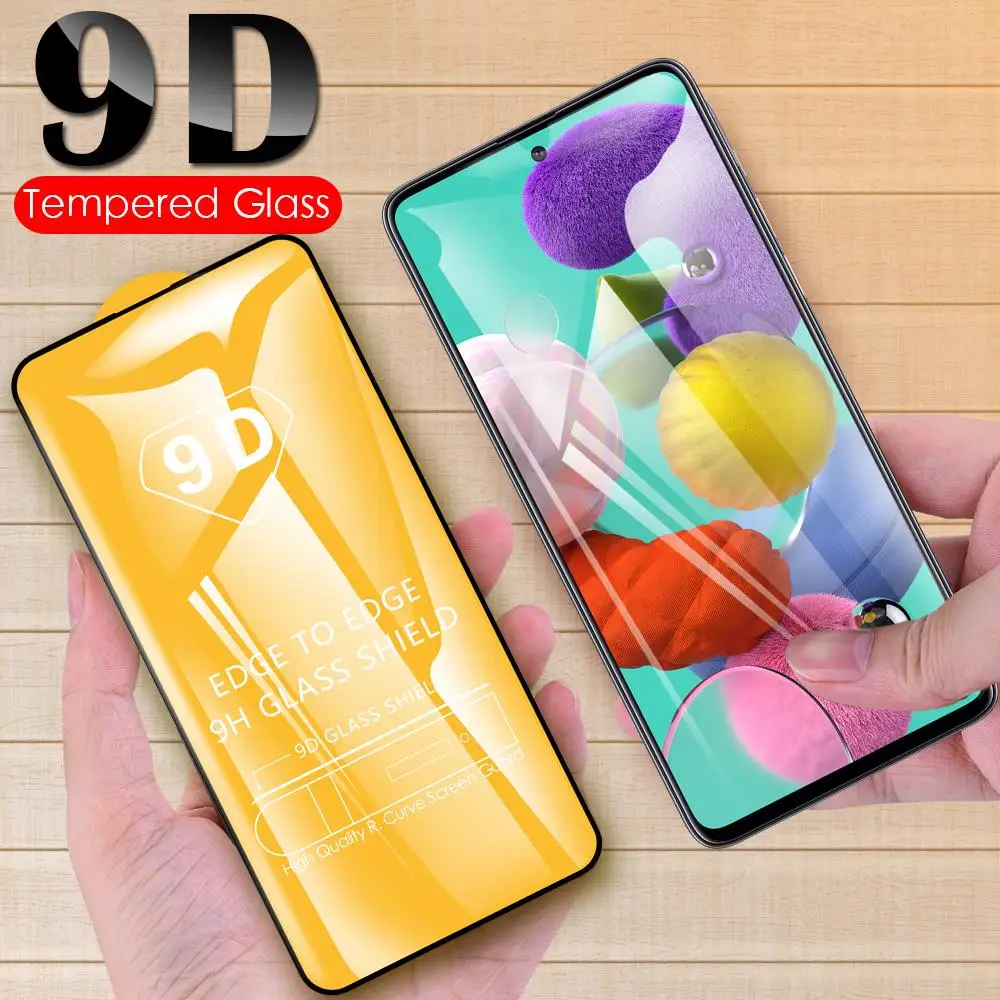 9D полное защитное стекло для Samsung Galaxy A01 A13 A03 Core A03s A23 A31 A33 A51 A53 A71 A73 пленка из закаленного стекла