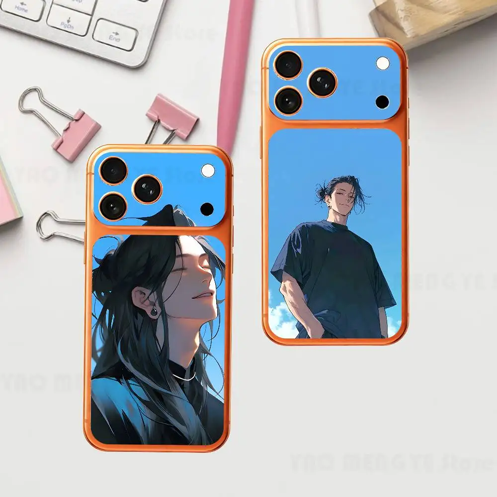 

Creativity Suguru G-Geto Plain Decal Skin For IPhone17 Pro ProMax Back Film Cover Wrap Anti-scratch Durable Sticker