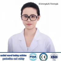Consiglia gafas protectoras contra rayos X de plomo de 0,5/0,75 mmpb Laboratorio radiactivo, gafas de protección contra la radiación del Departamento de Radiología
