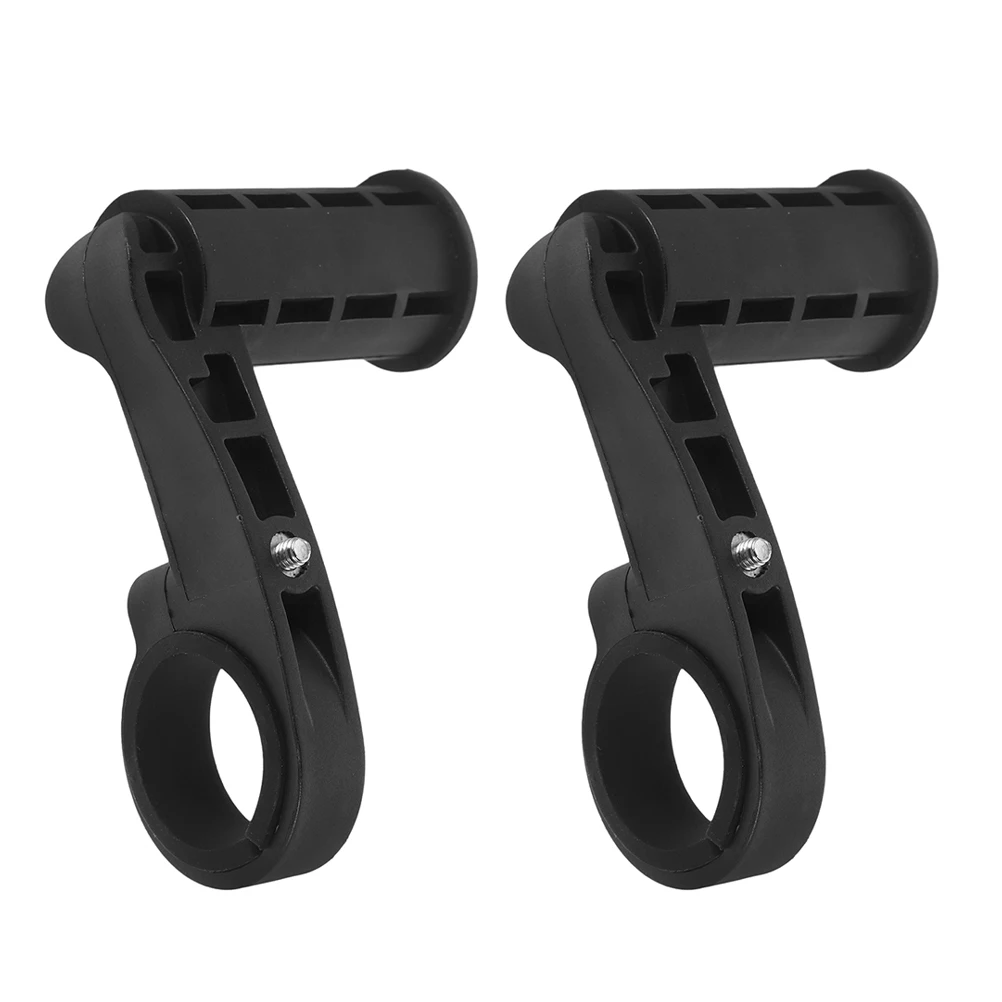 

2pcs Motorcycle Accessories Handlebar Extender Durable Stem Riser Bracket Adjustable Cycling Parts Black Color For Enthusiasts