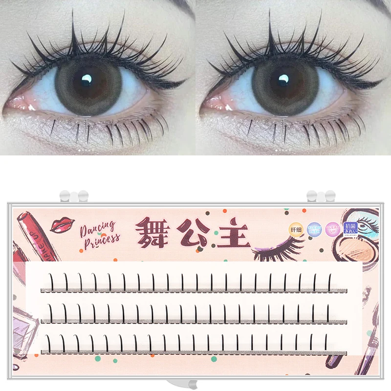 Manga Lashes 3 Reihen 3D Faux Nerz Wimpern Natürliche falsche Wimpern Anime Wimpern Weiches Licht Natürliche Wimpern Verlängerung Make-up – Detail 20