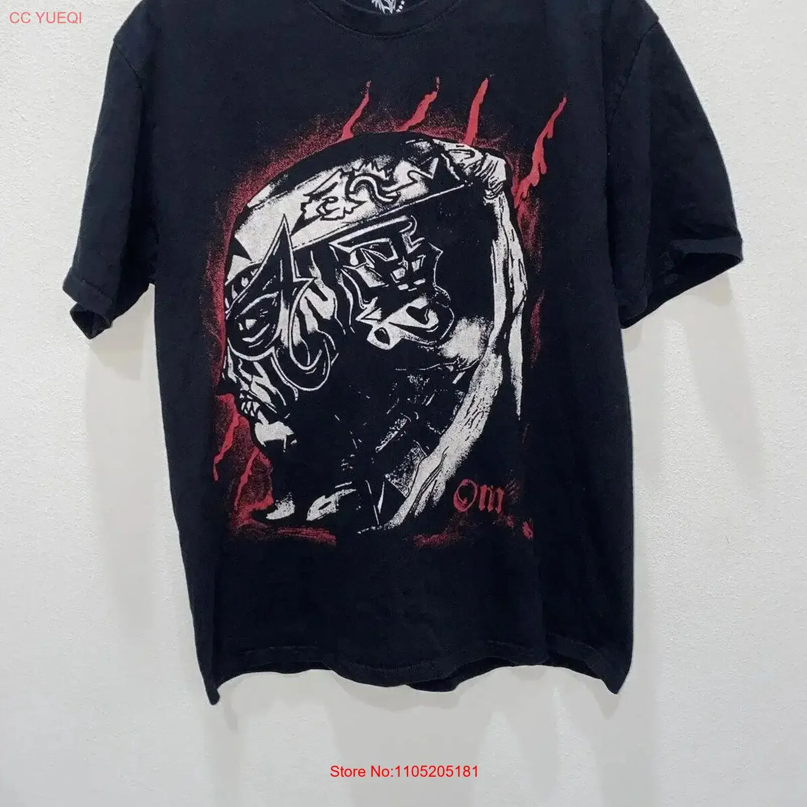 

Penta El Zero Miedo футболка мужская L черная AEW Wrestler винтажная стираная графика мягкая дизайнерская одежда homme streetwear унисекс