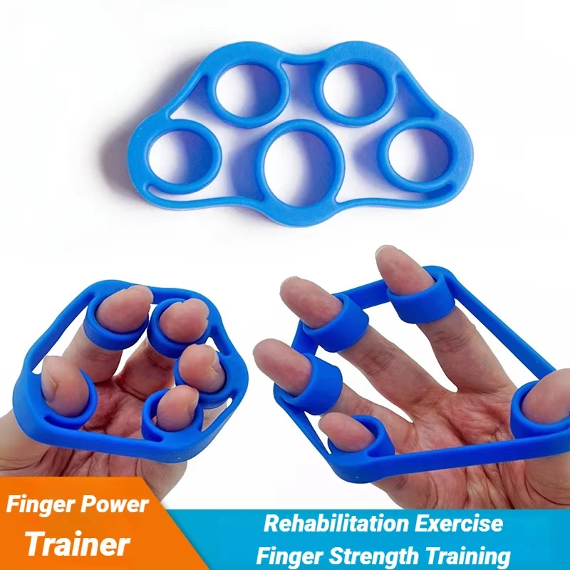 Silicone Five-Finger Training Hand Expanders Exerciser Wrist Stretcher Finger Gripper Expander Strength Rehabilitation Tensioner