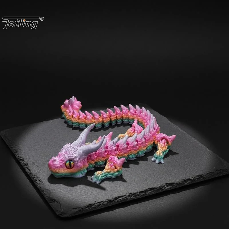 30cm 3D Printed Dragon Crafts Gift Movable Joints Articulated Dragon Desktop Ornament Home Office Decor Fidget Adults Kids