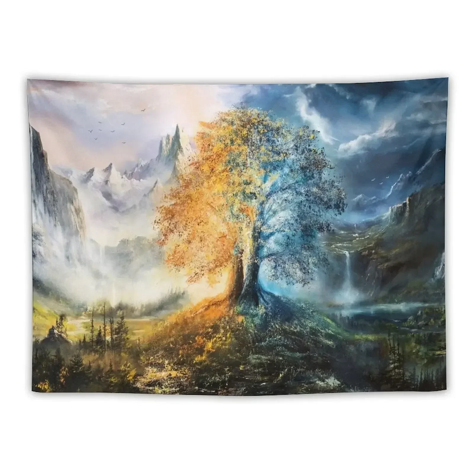 The Two Trees # 2 Tapestry Home Decor Accessories Room Decorations Bedrooms Decorations Decoration Wall Tapestry