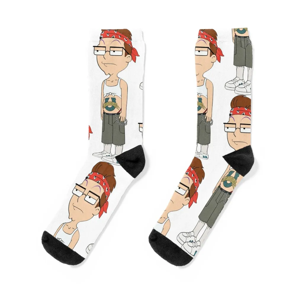 

American Dad Steve Joins a Gang Socks cute anime hiking Stockings compression Girl'S Socks Men's