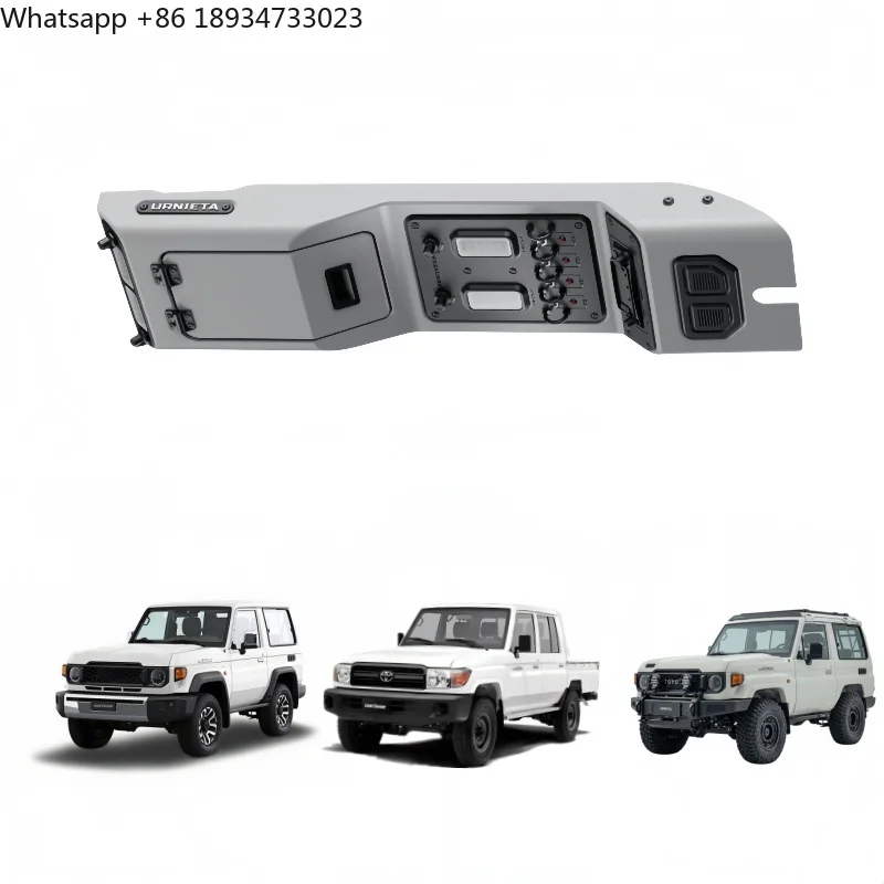 

Premium Protection for Toyota LC71/76/78/79 Luxury Leather Cover Integrated Roof Control System Lighting Car Radio Interior Kits