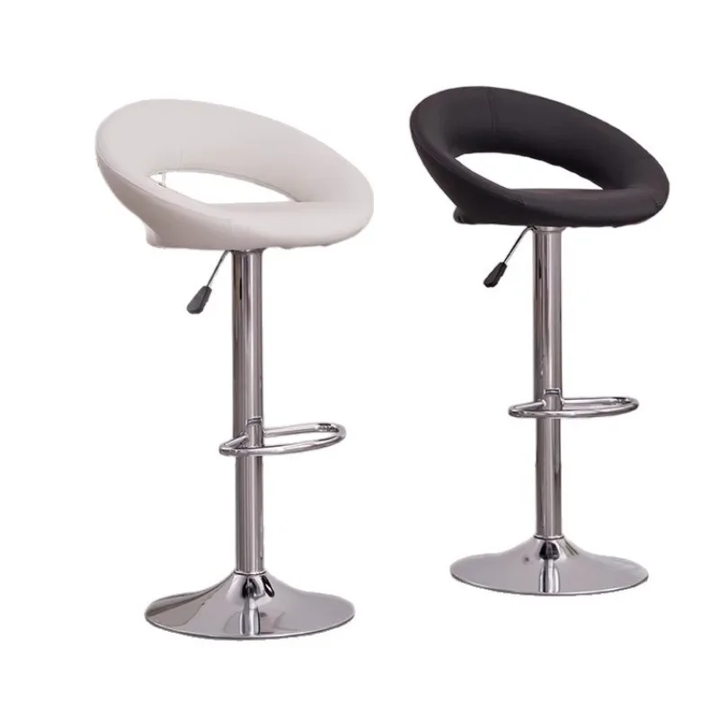 2026-new-modern-counter-adjustable-height-armless-bar-chair-with-leather-seat-chrome-base-for-bar-furniture-outdoor-commercial