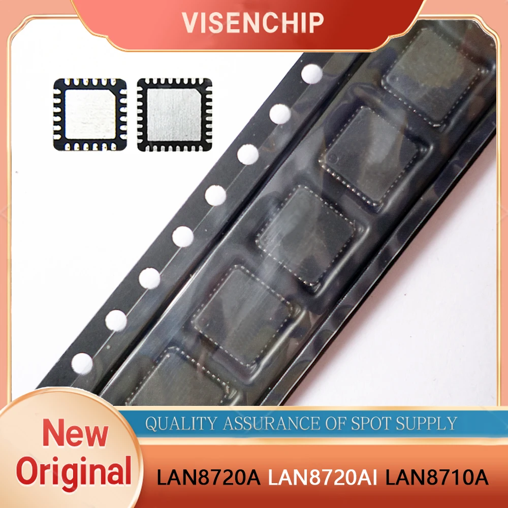 5pieces New LAN8720 LAN8720A 8720A LAN8720A-CP-TR LAN8720AI-CP-TR LAN8720AI LAN8720A-I 8720A-I 8710A LAN8710A-EZC LAN8710A QFN