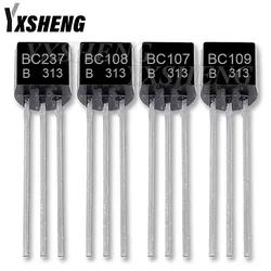 50PCS/LOT BC107B BC108B BC109B BC237B TO-92 Triode Transistor YXSHENG BC107 BC108 BC109 BC237 In Stock