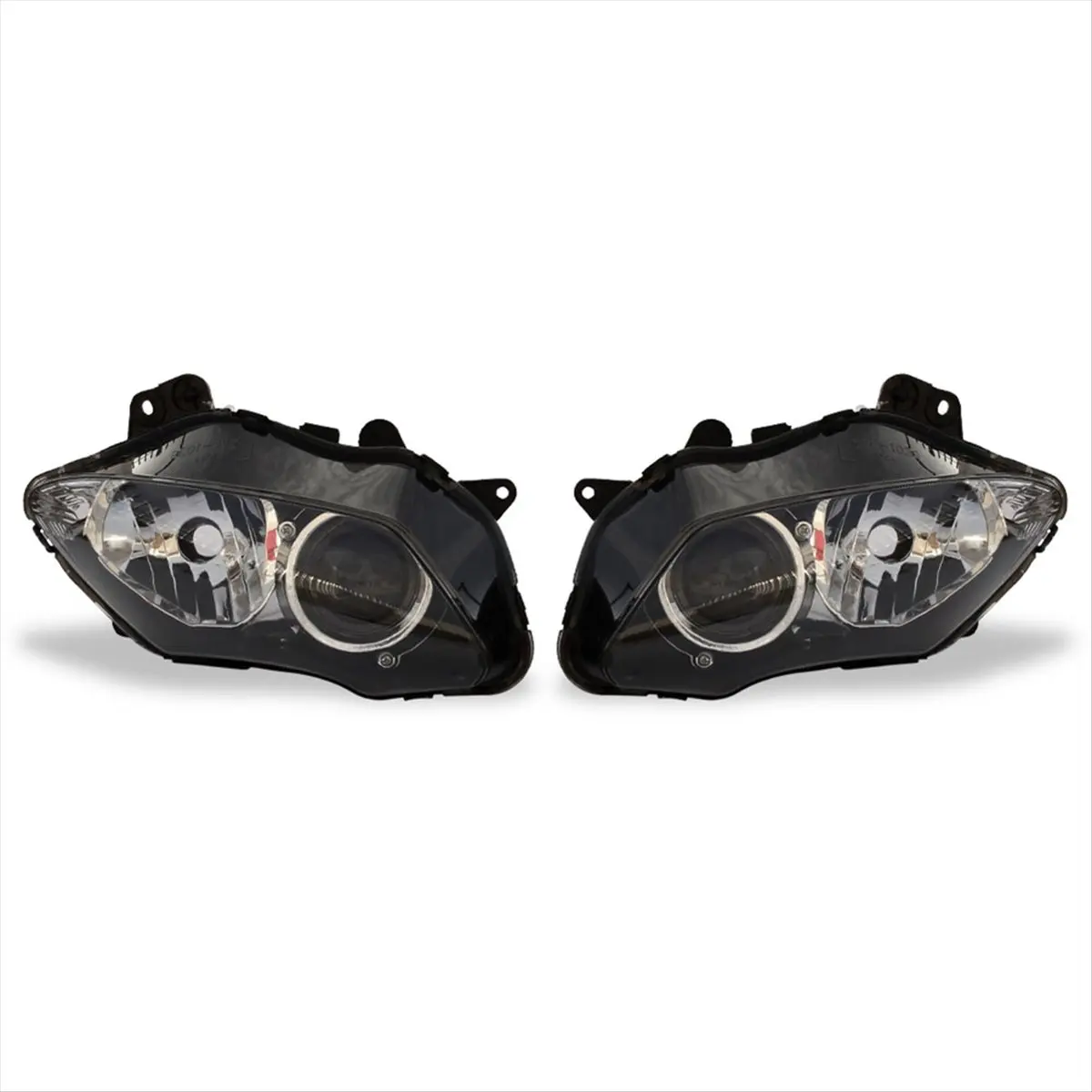 【REUNION】1 زوج دراجة نارية مجموعة مصابيح أمامية المصباح رئيس ضوء مصباح لياماها YZF 1000 R1 2007 2008 YZF-R1 2007-2008