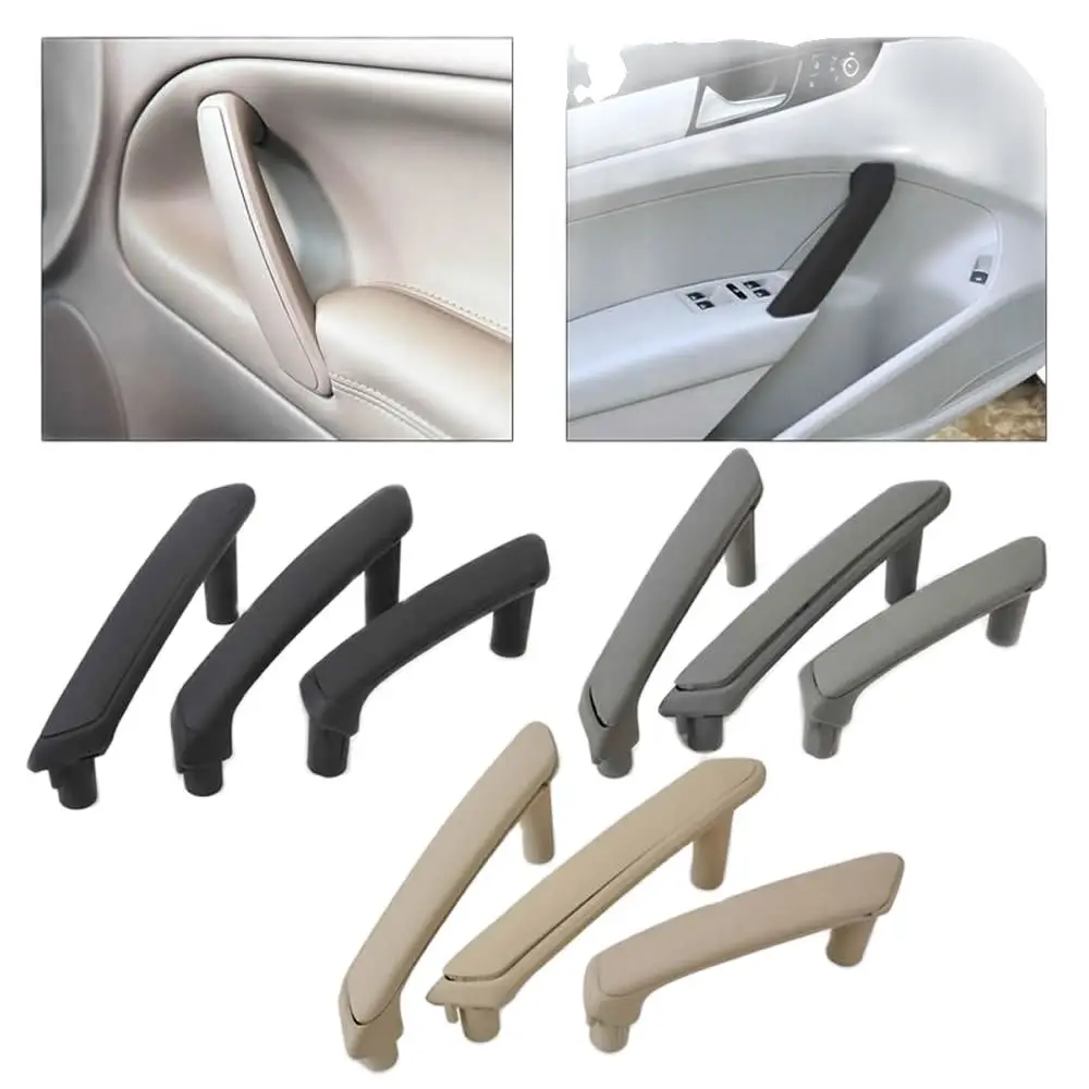 3pcs/set Grey Beige Black Interior Door Handle For Volkswagen Passat B5 inner armrest