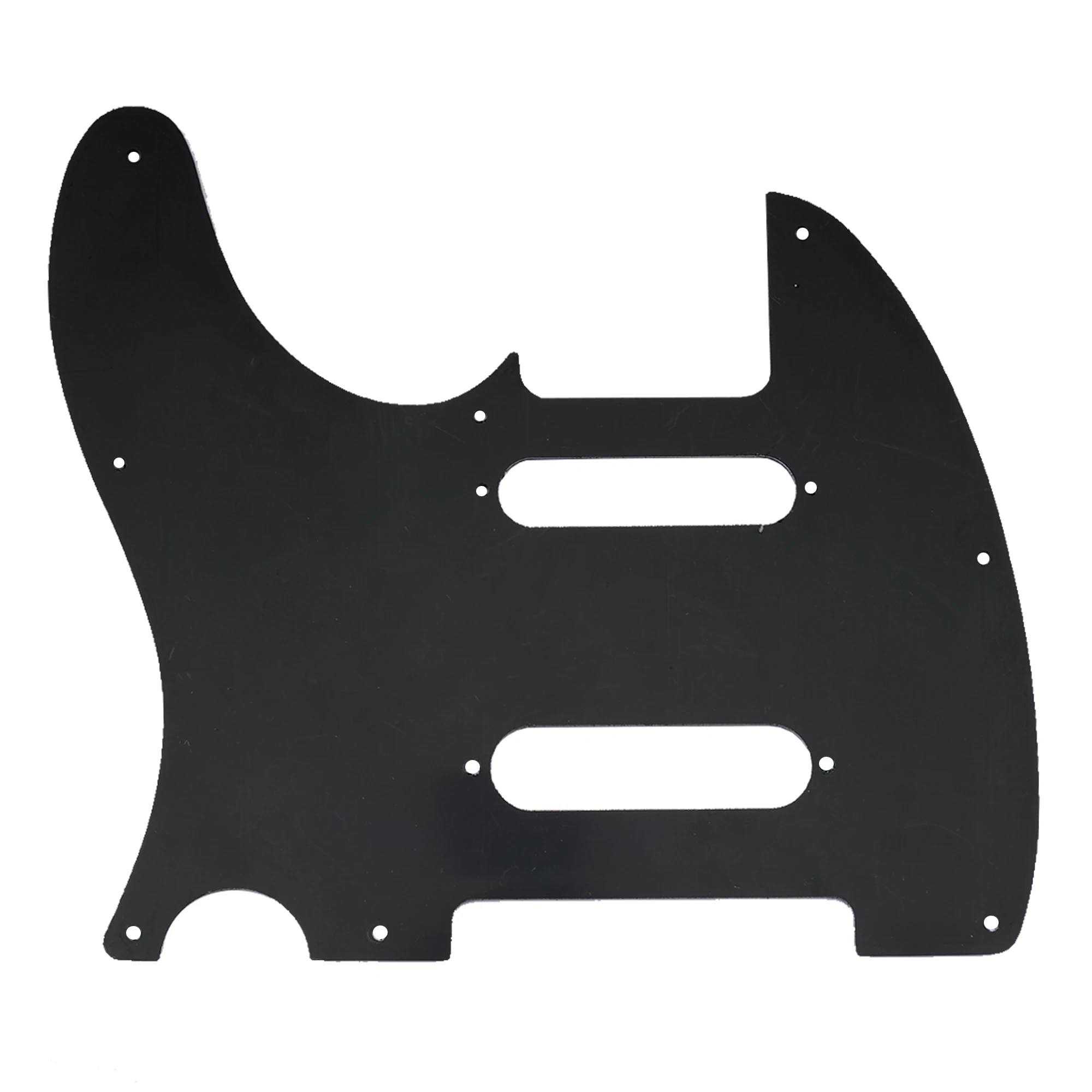 Musiclily Pro 8 Holes SS Guitar Pickguard for US/Mexico Fender Deluxe Nashville Tele Style Electric Guitar view 3
