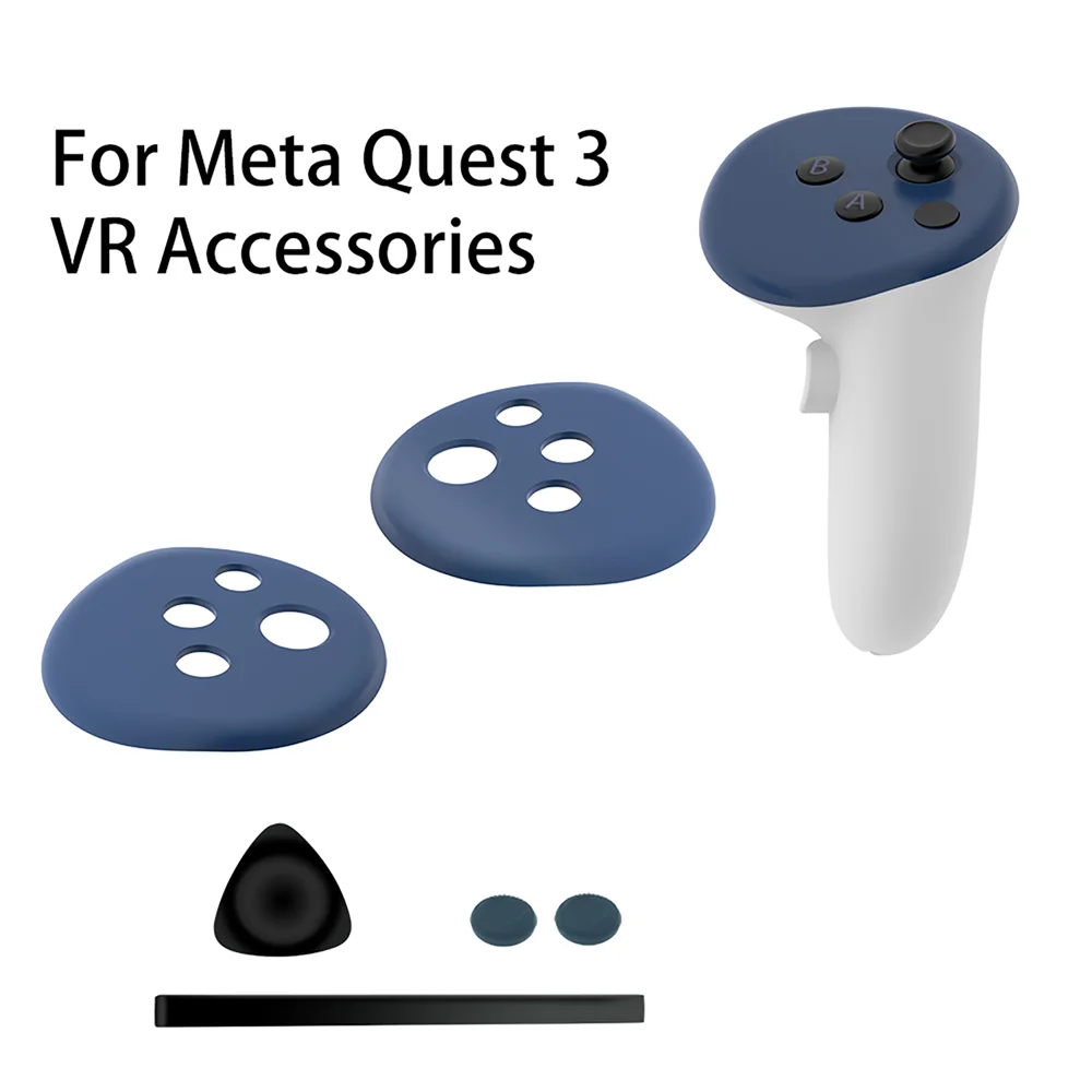 

For Meta Quest 3 Controller Case VR Silicone Protective Cover Sets Touch Handle Grip Shell for Meta Quest 3 Accessories VR